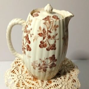 Antique Ridgeway England Blackberry Water Jug Made In The 1880's